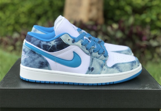 Air Jordan 1 Low OG  Washed Denim  DM8947-100   36-47.5